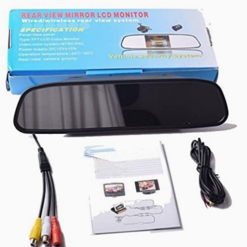 Car Video Monitor Auto Rear View Mirror LCD Screen - Picture 8 of 8